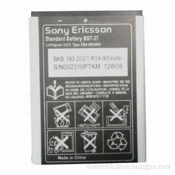 Mobile Battery BST37 for Sony Ericsson k750 Li-po Battery